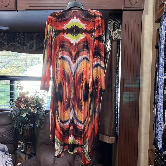 Multi-colored stretchy bubble dress - Picture 4 of 4